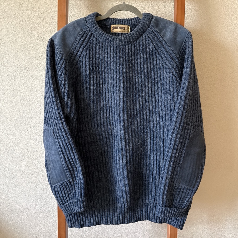 Men's Blue Crewneck Sweater